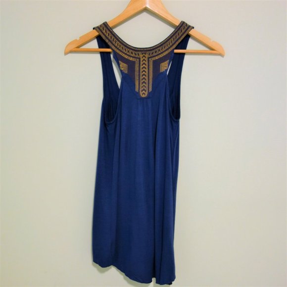 Ecote Urban Outfitters Navy Blue Tank Top - Picture 2 of 7